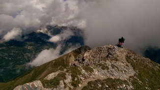 Peeps chilling at the Croix Fer, amongst the clouds.